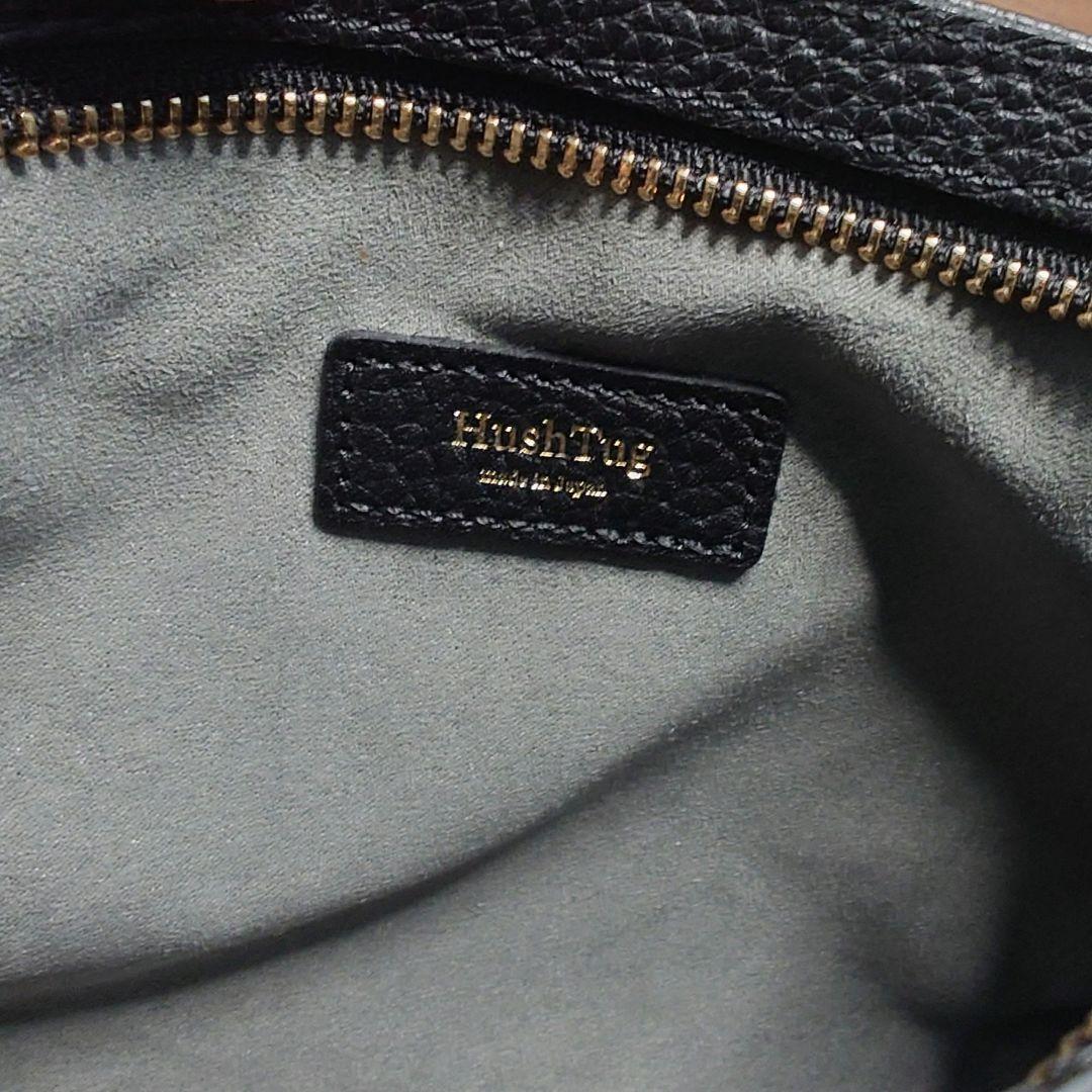 【りふさん専用】HushTug サコッシュ ショルダーバッグ 本革 レザー 黒