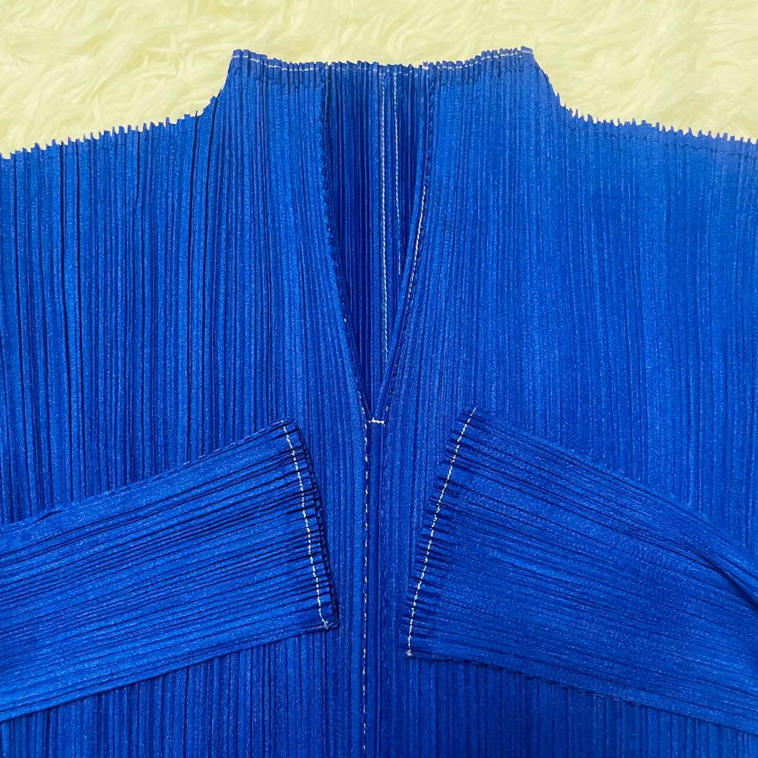 【美品】Lサイズ　イッセイミヤケ プリーツプリーズ パープル系 カットソー