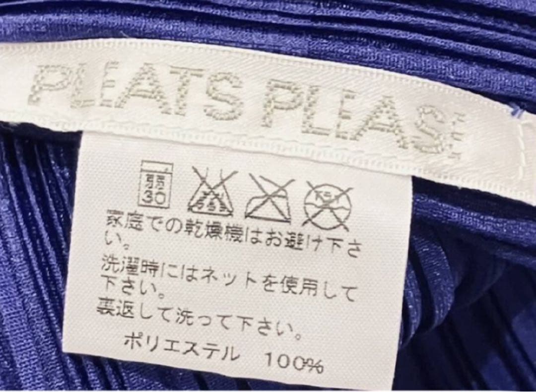 【美品】Lサイズ　イッセイミヤケ プリーツプリーズ パープル系 カットソー