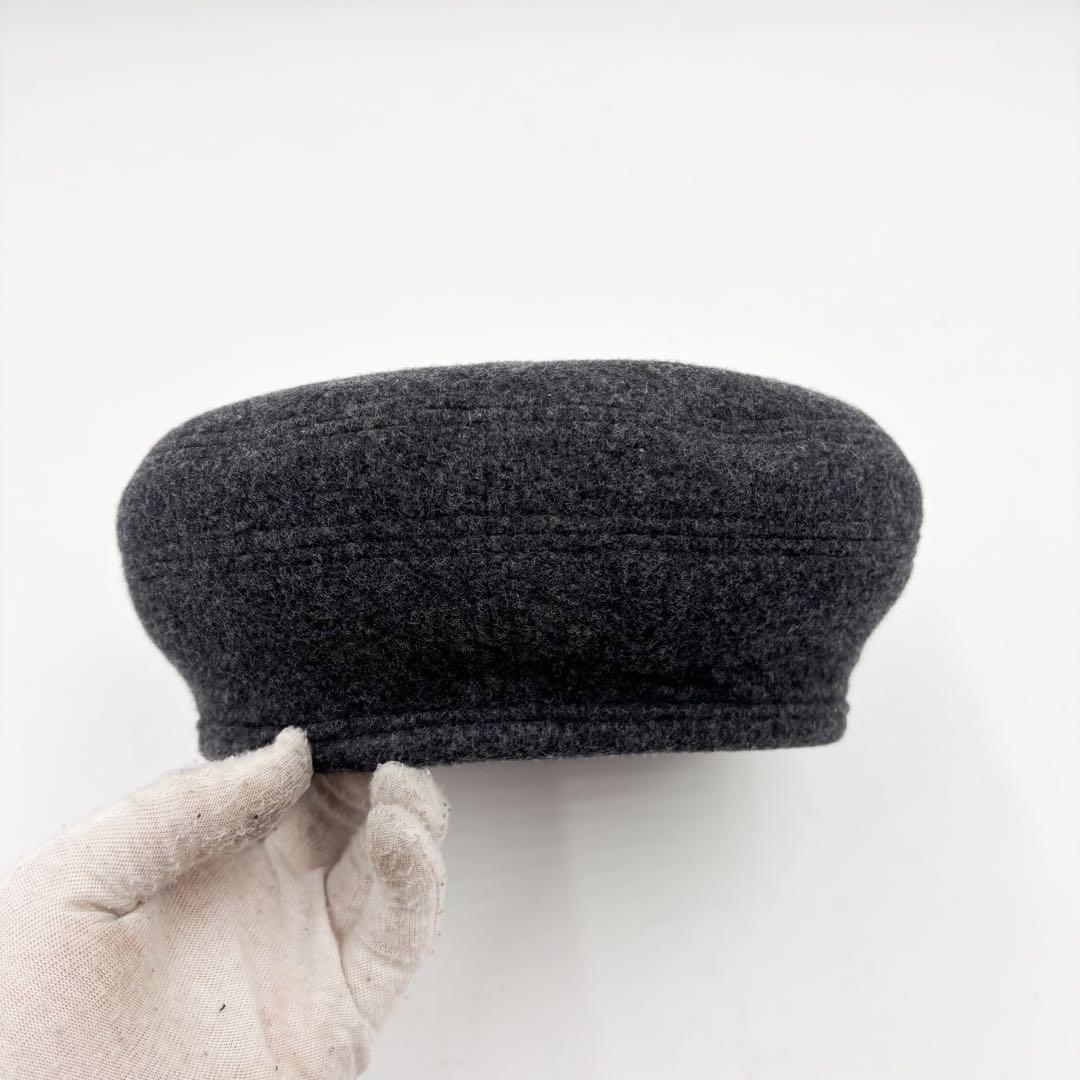 エルメス ベレー帽　サントノーレ カシミヤ セリエボタン　サイズ58