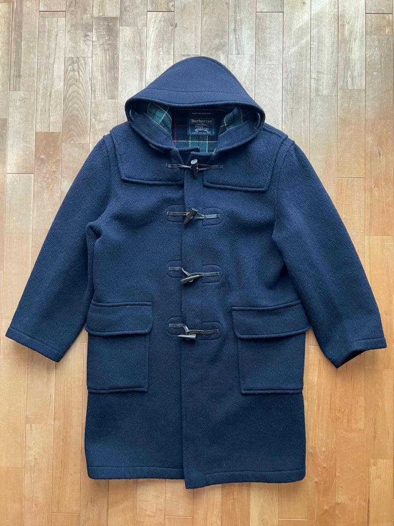 80's Burberrysバーバリーズ正規・英国製ヴィンテージダッフルコートS