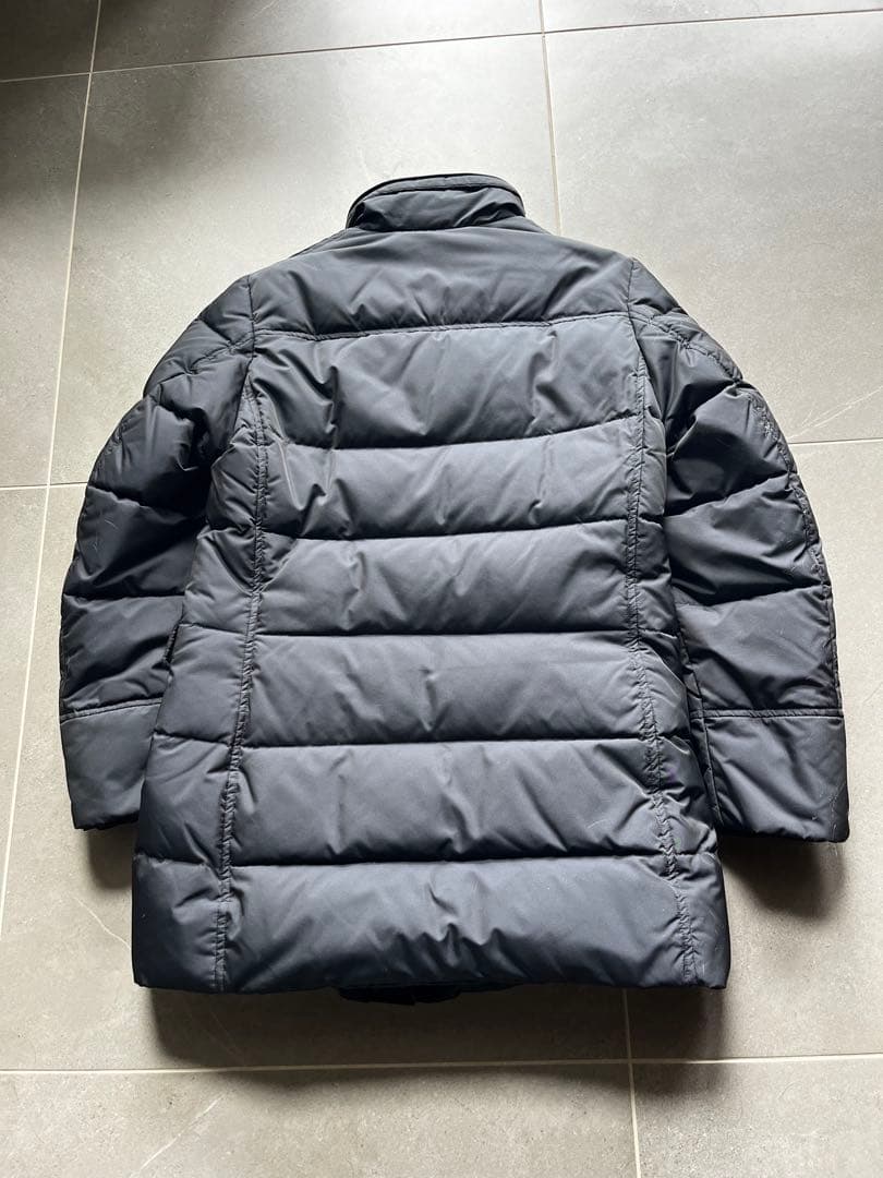 【美品】MooRERダウンコートBARBIERI WK1 シングルブレスト