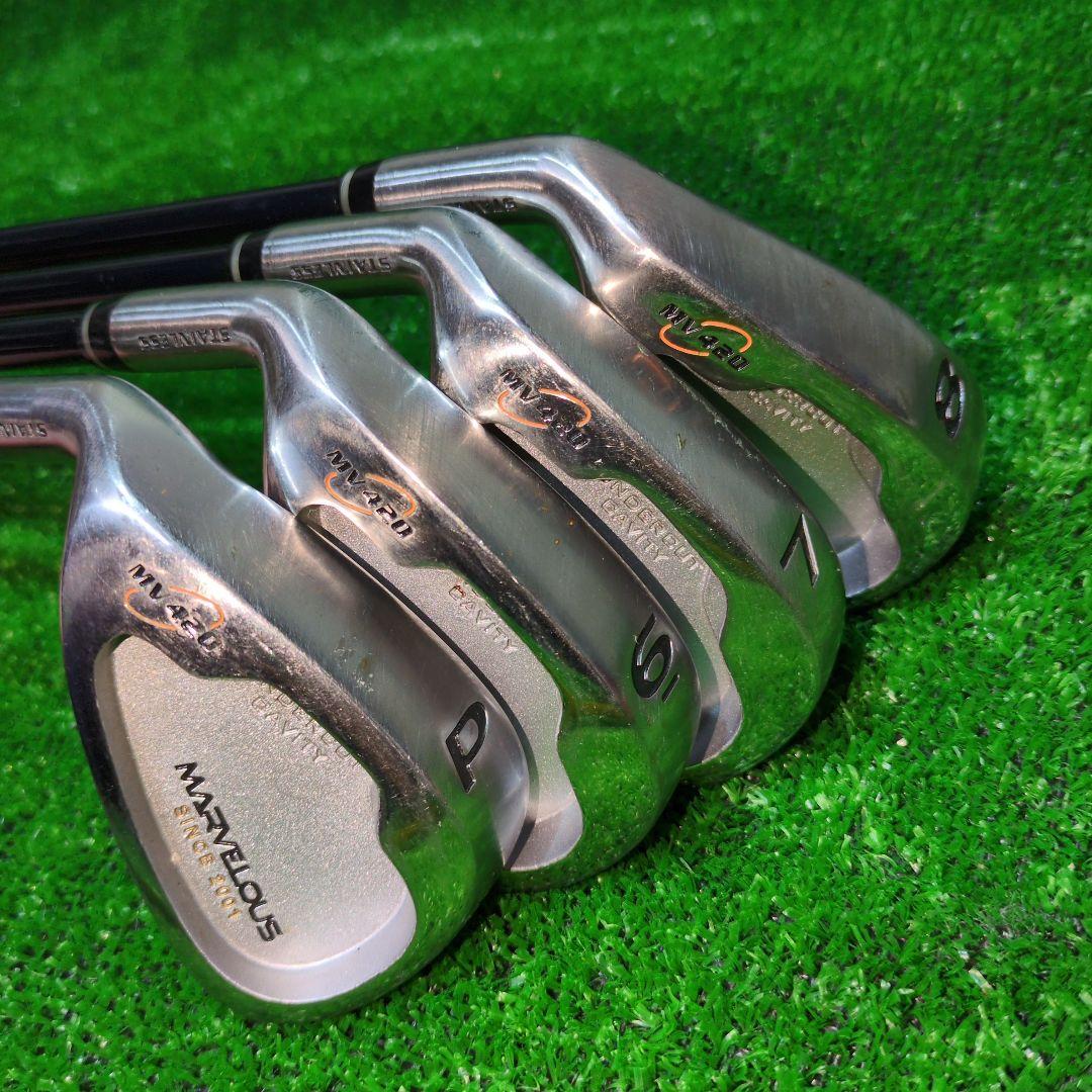 【希少レフティ】 MARVELOUS マーベラス アイアン4本セット　左利き