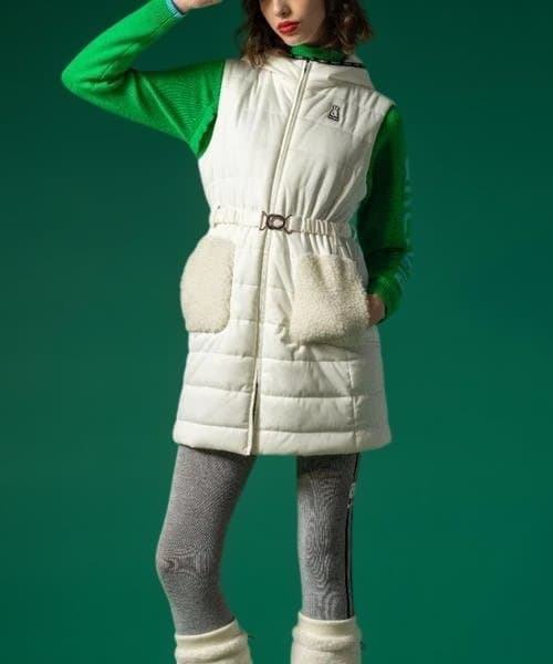 archivio ベスト ジレ 「LADIES」中綿ロングベスト