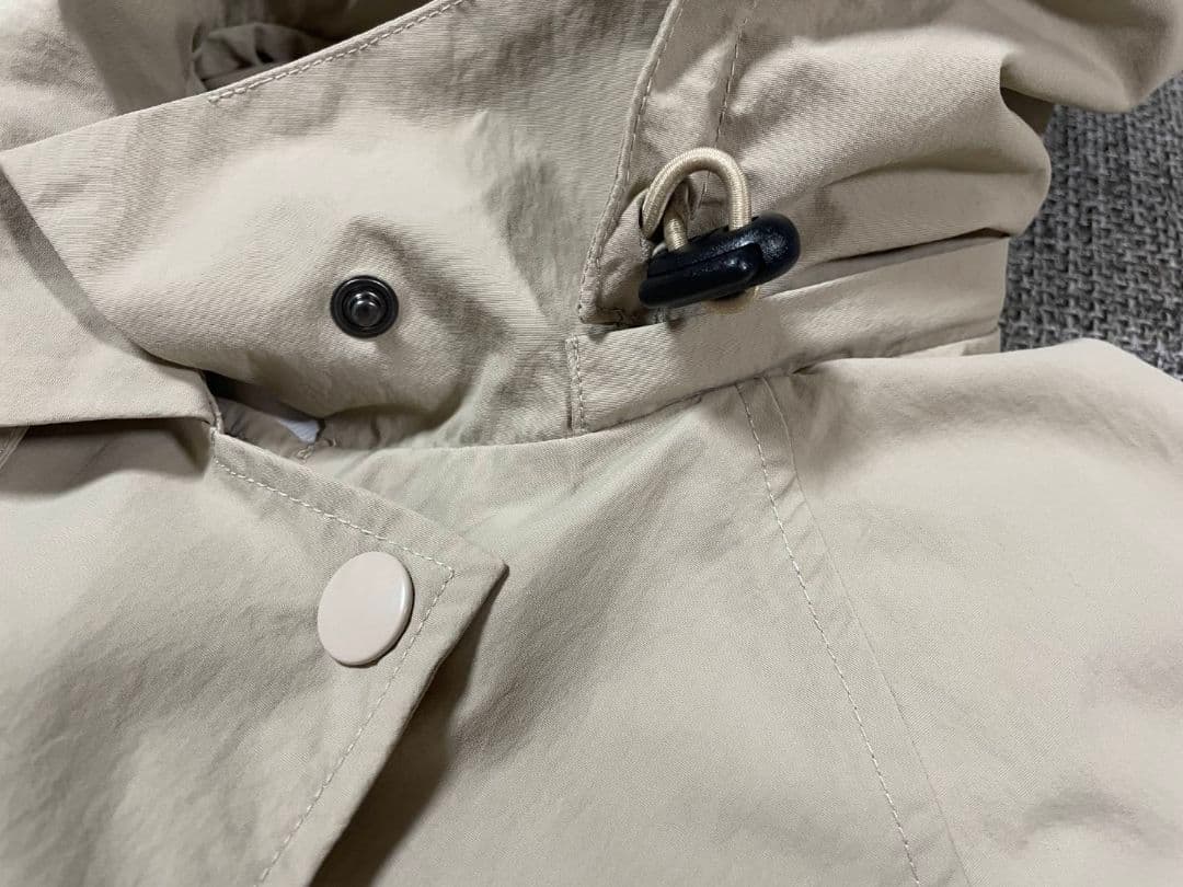 北欧、暮らしの道具店 晴れの日も着たいレインコート（バッグ付き）ベージュ