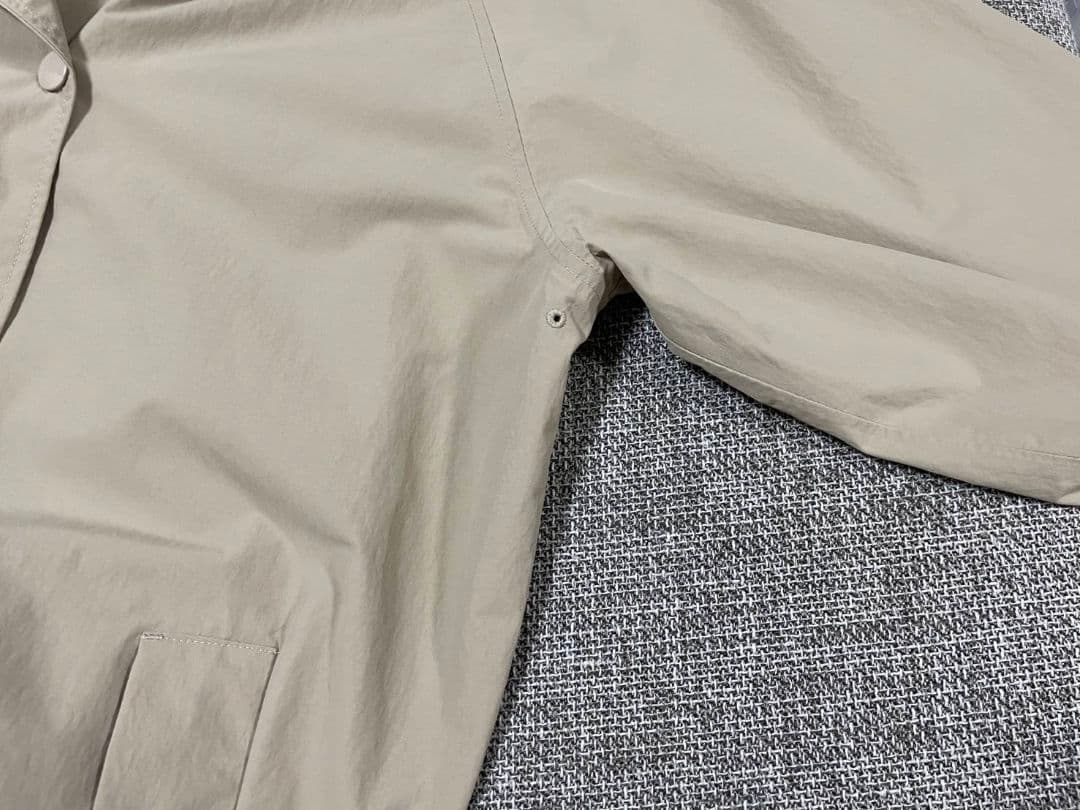 北欧、暮らしの道具店 晴れの日も着たいレインコート（バッグ付き）ベージュ