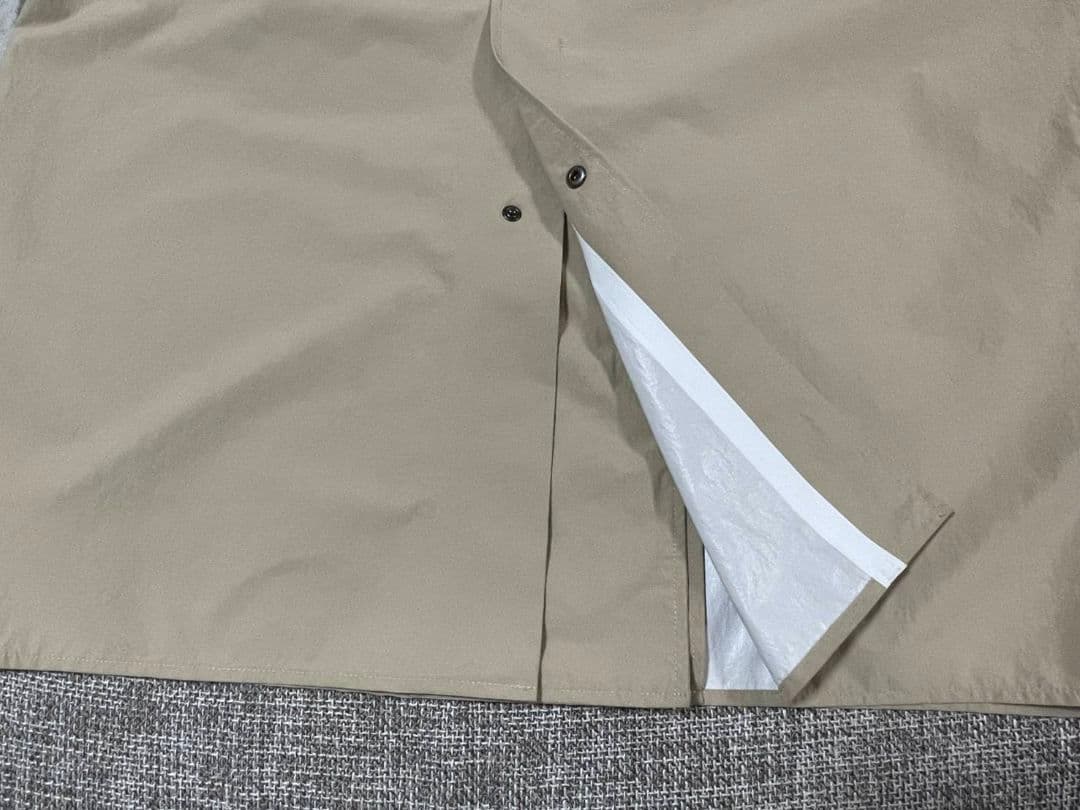 北欧、暮らしの道具店 晴れの日も着たいレインコート（バッグ付き）ベージュ