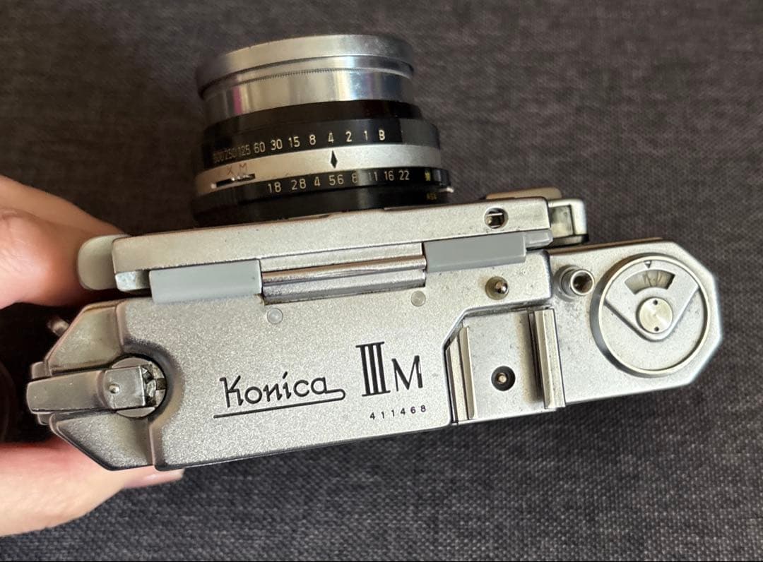 Konica IIIM 411468 カメラ(ジャンク) ケース付き