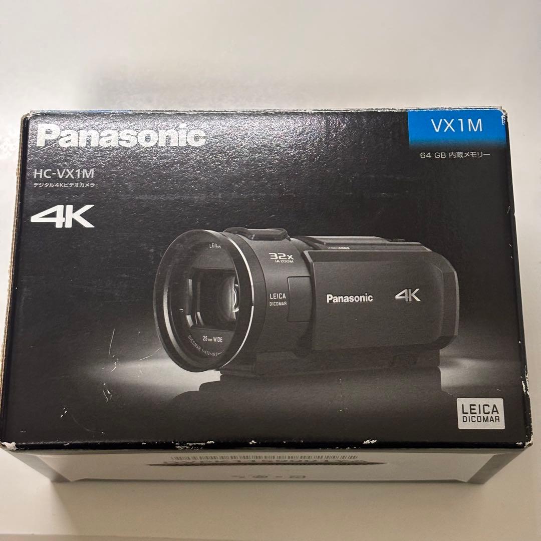 【Panasonic】4Kビデオカメラ HC-VX1M SDカード・バッテリー付