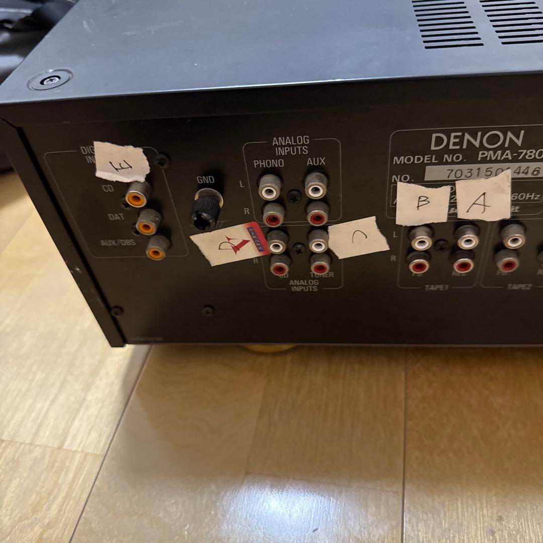 【通電OK】DENON デノン プリメインアンプ PMA-780D 現状品