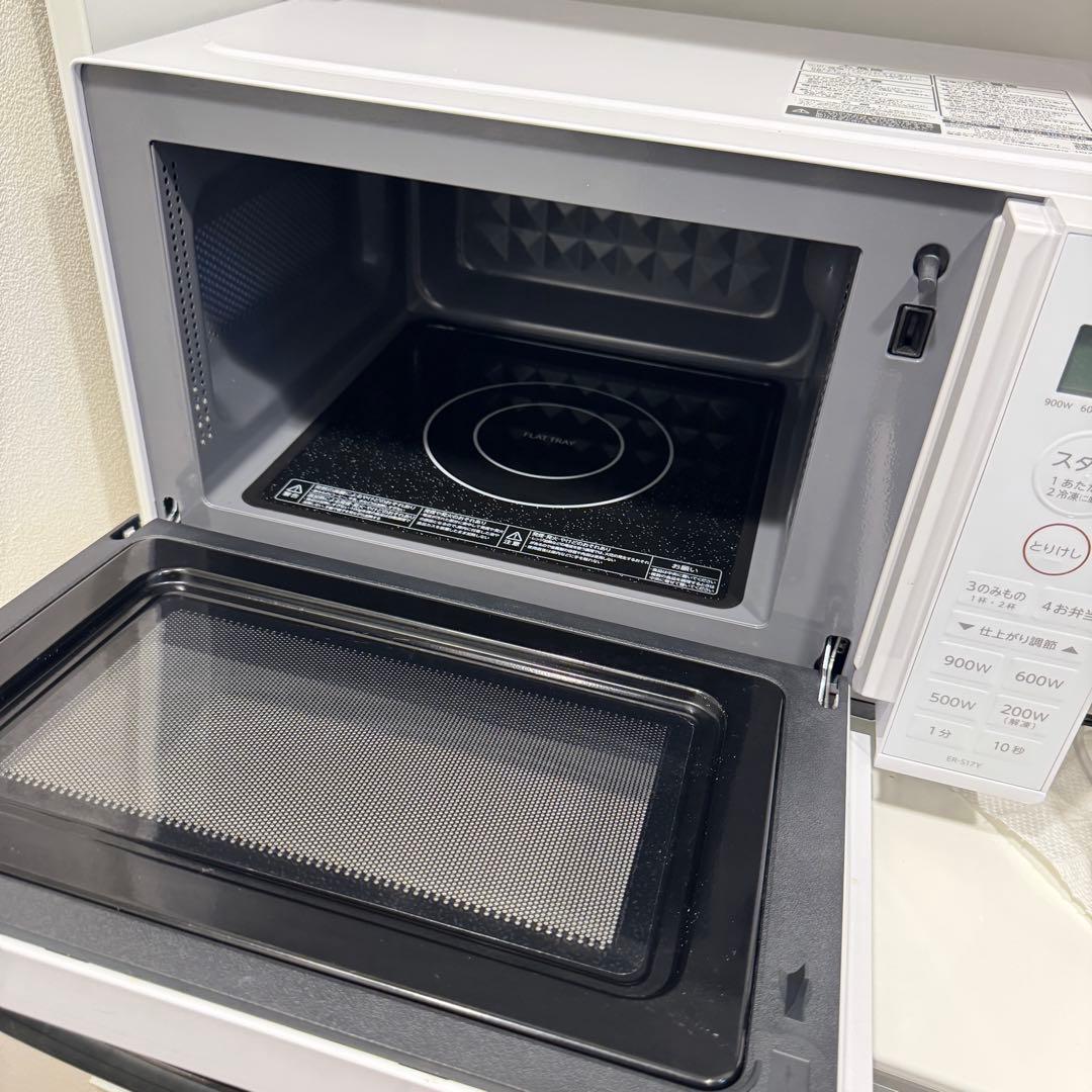 TOSHIBA 電子レンジ ER-S17Y(W) ホワイト2024年製