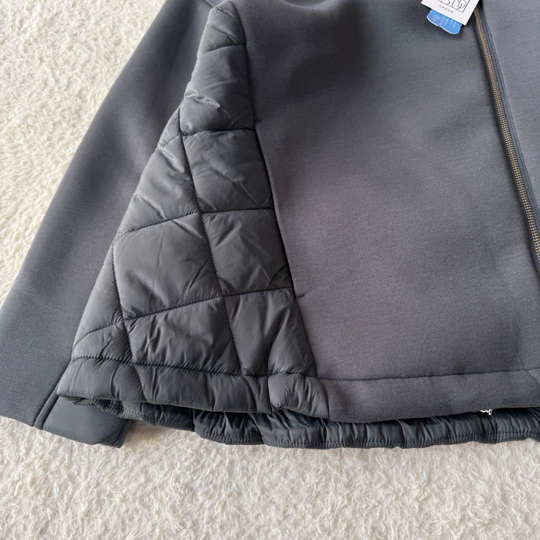 ラシュッド キルティング×スムースブルゾン スコットクラブ 新品未使用 グレー