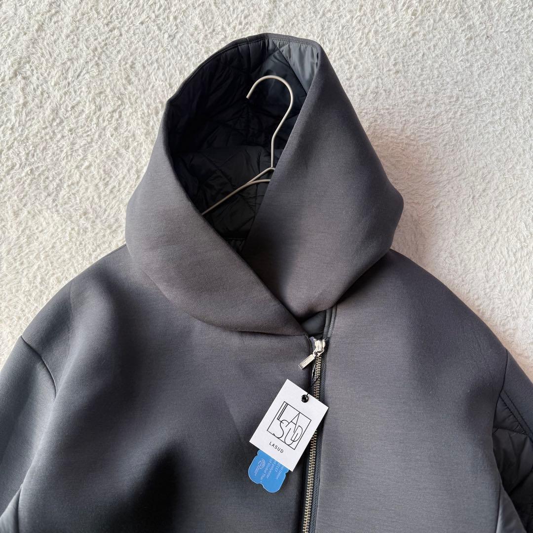 ラシュッド キルティング×スムースブルゾン スコットクラブ 新品未使用 グレー