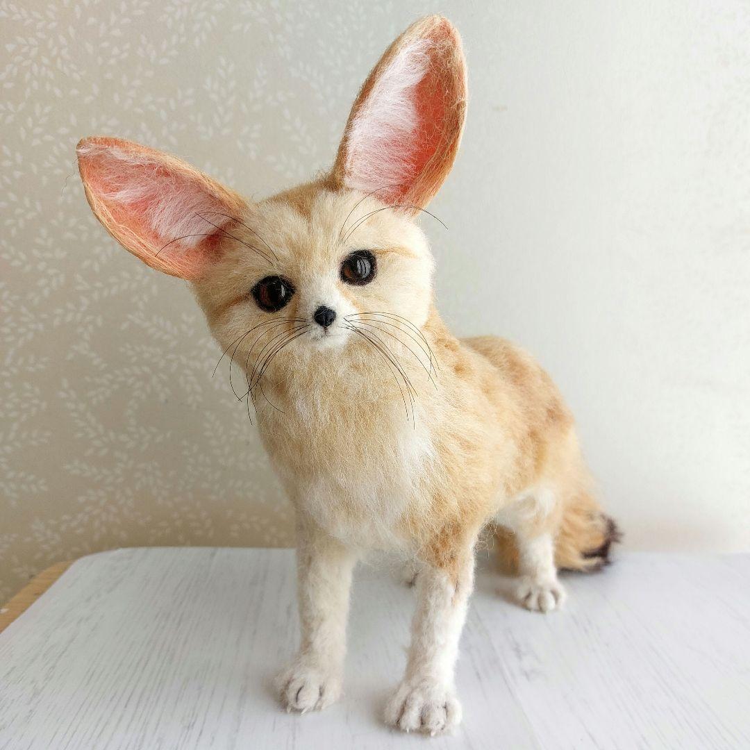 羊毛フェルト　フェネック