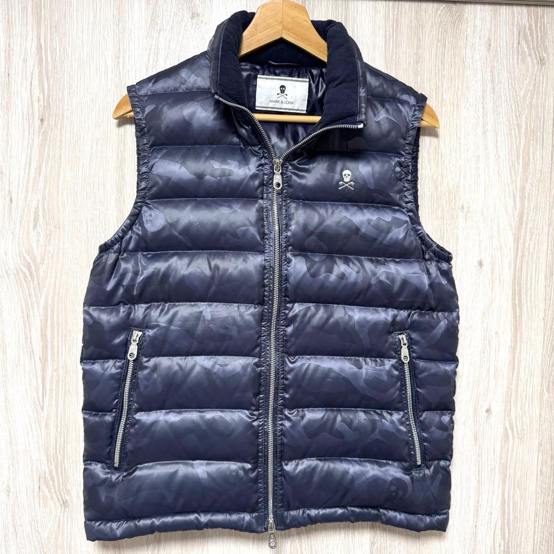 MARK & LONA マークアンドロナ ダウン　ベスト　カモフラ 迷彩