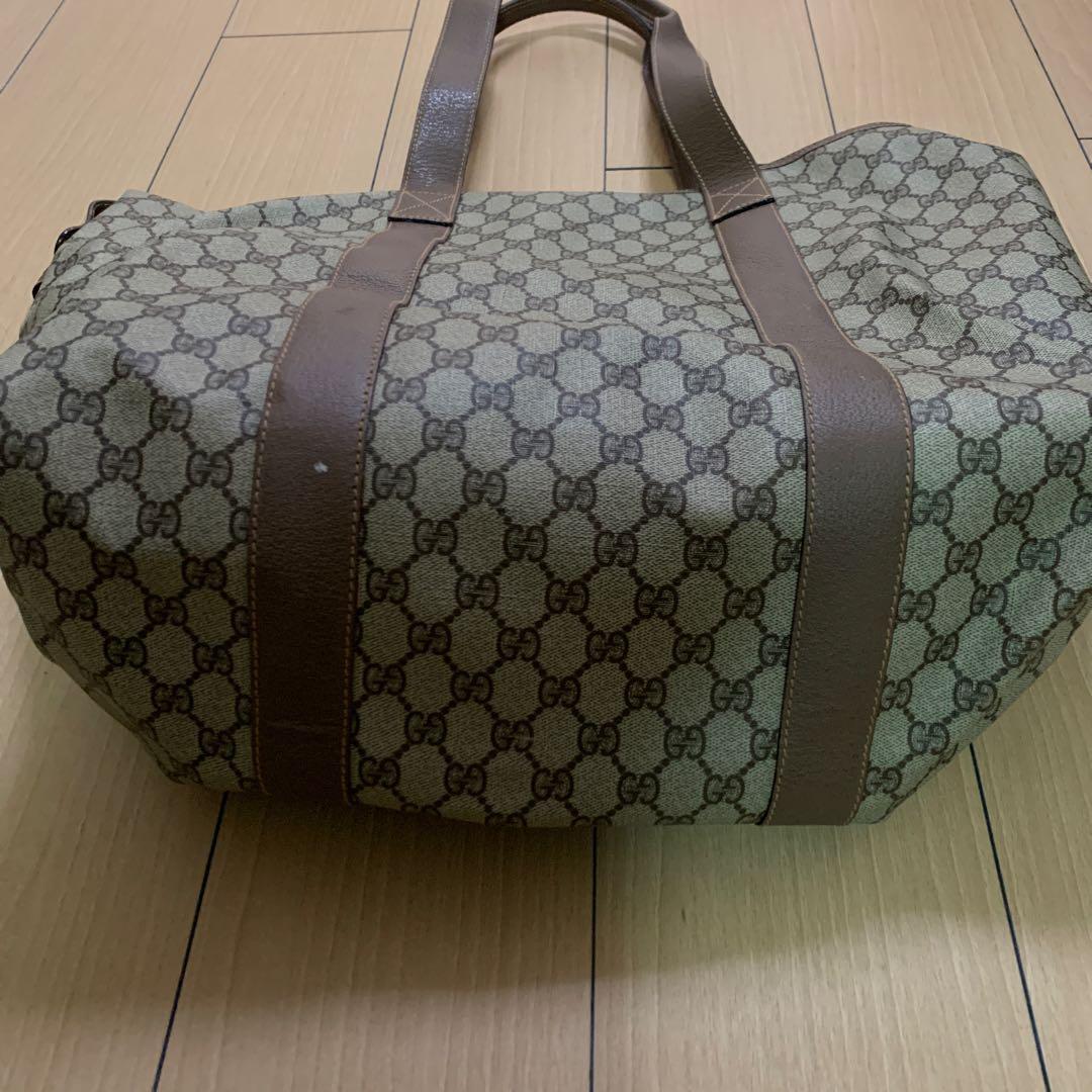 GUCCI GGパターン ボストンバッグ　ヴィンテージ