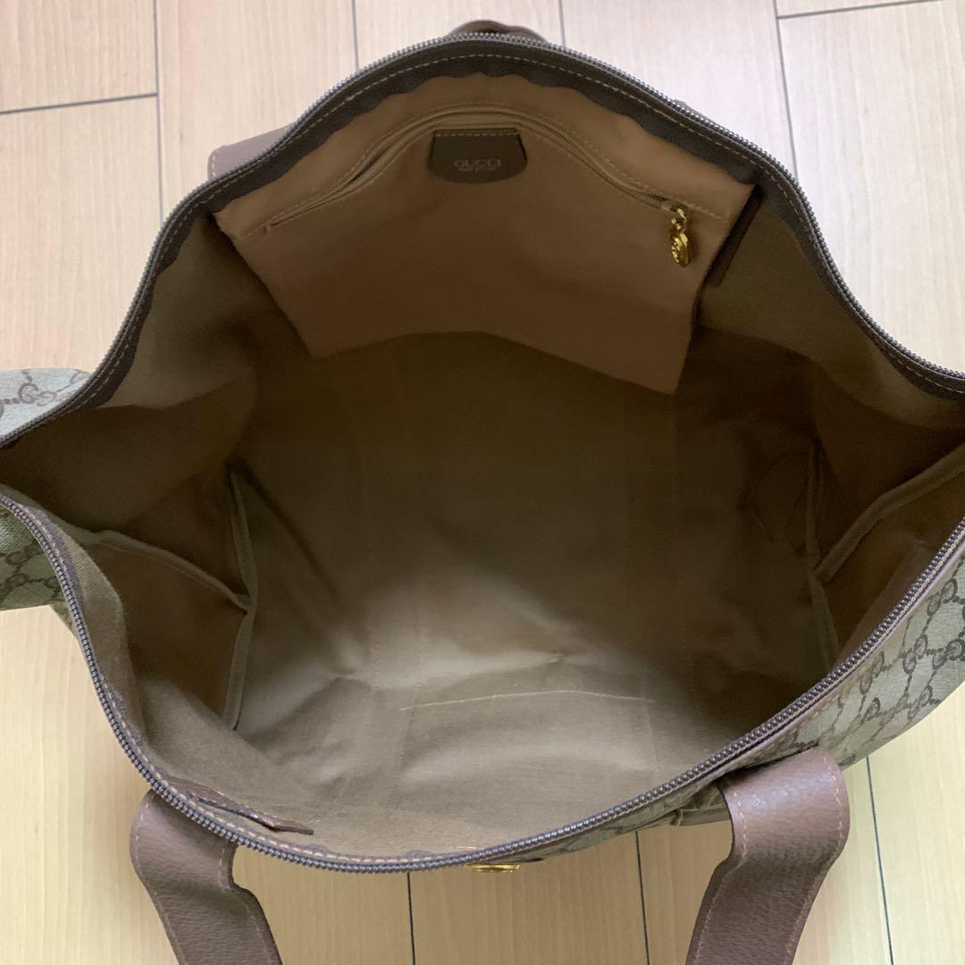 GUCCI GGパターン ボストンバッグ　ヴィンテージ