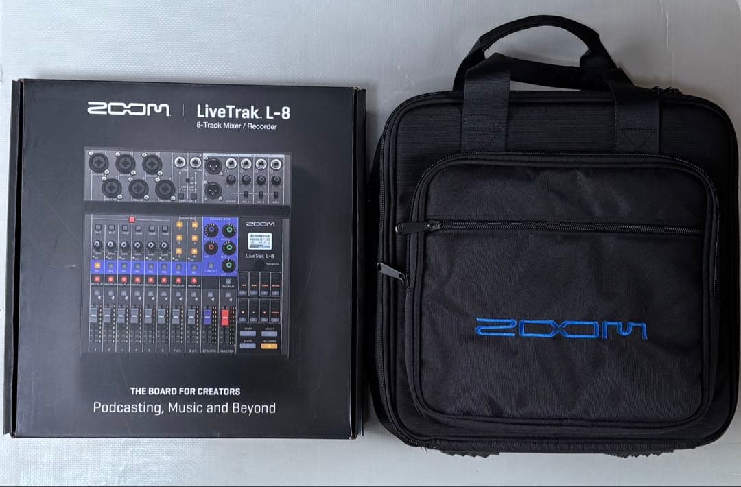 ZOOM LiveTrak L-8 ＋ 純正キャリングバッグCBL-8