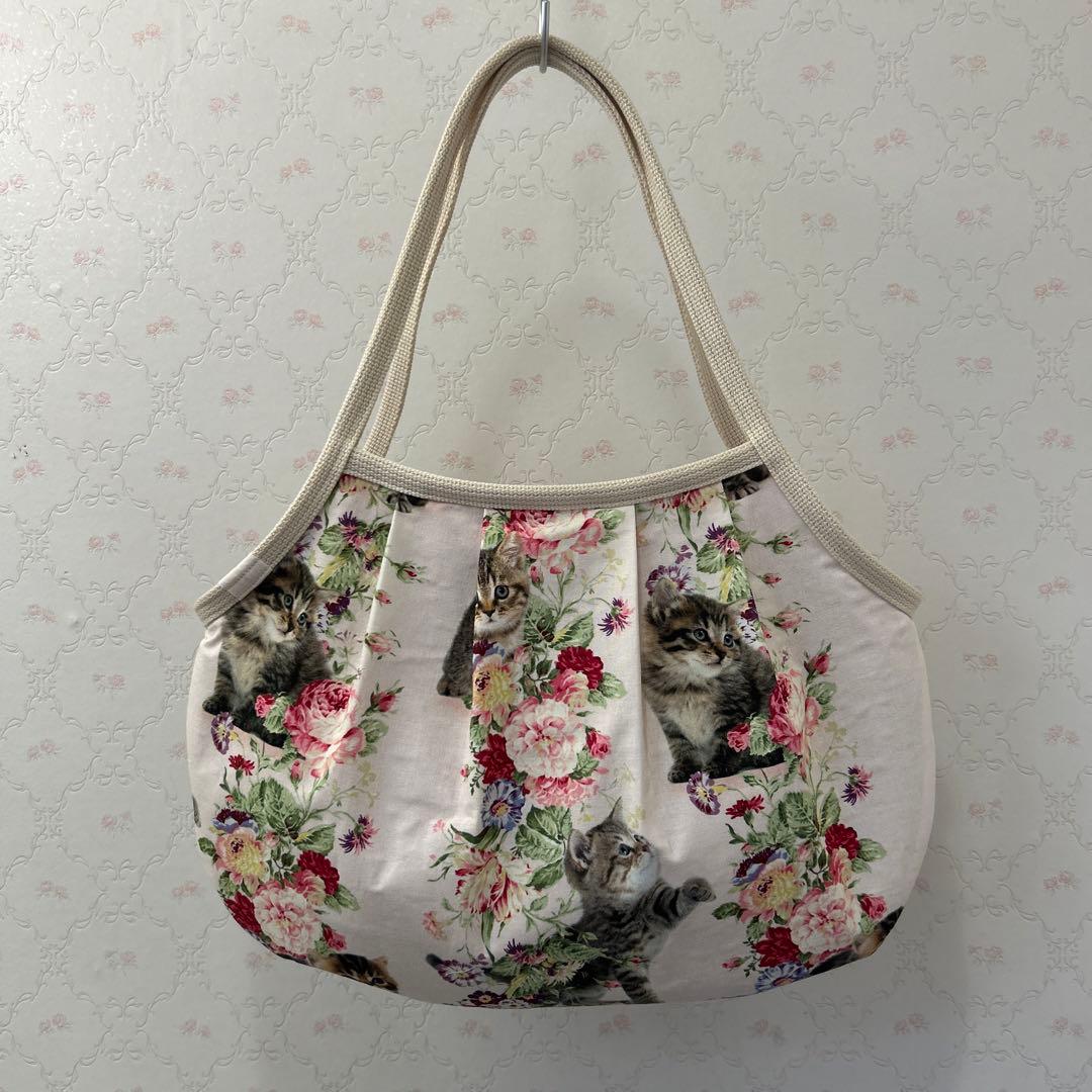 専用です　キャスキッドソン　薔薇　グラニーバックLサイズ ハンドメイド