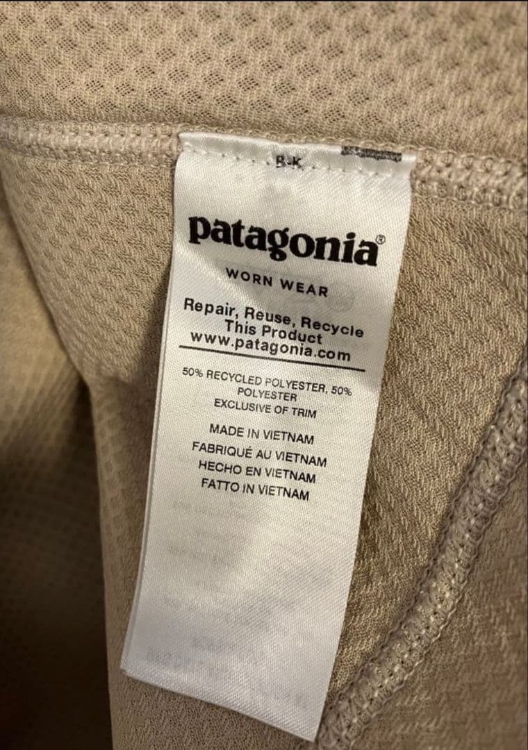 NAOTO patagonia レトロXベスト M /カラー ナチュラル