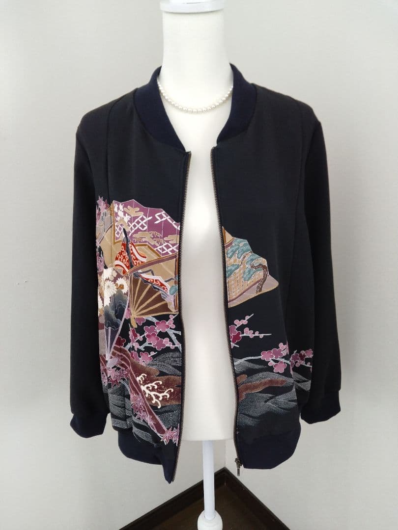 着物リメイク スカジャン、ブルゾン