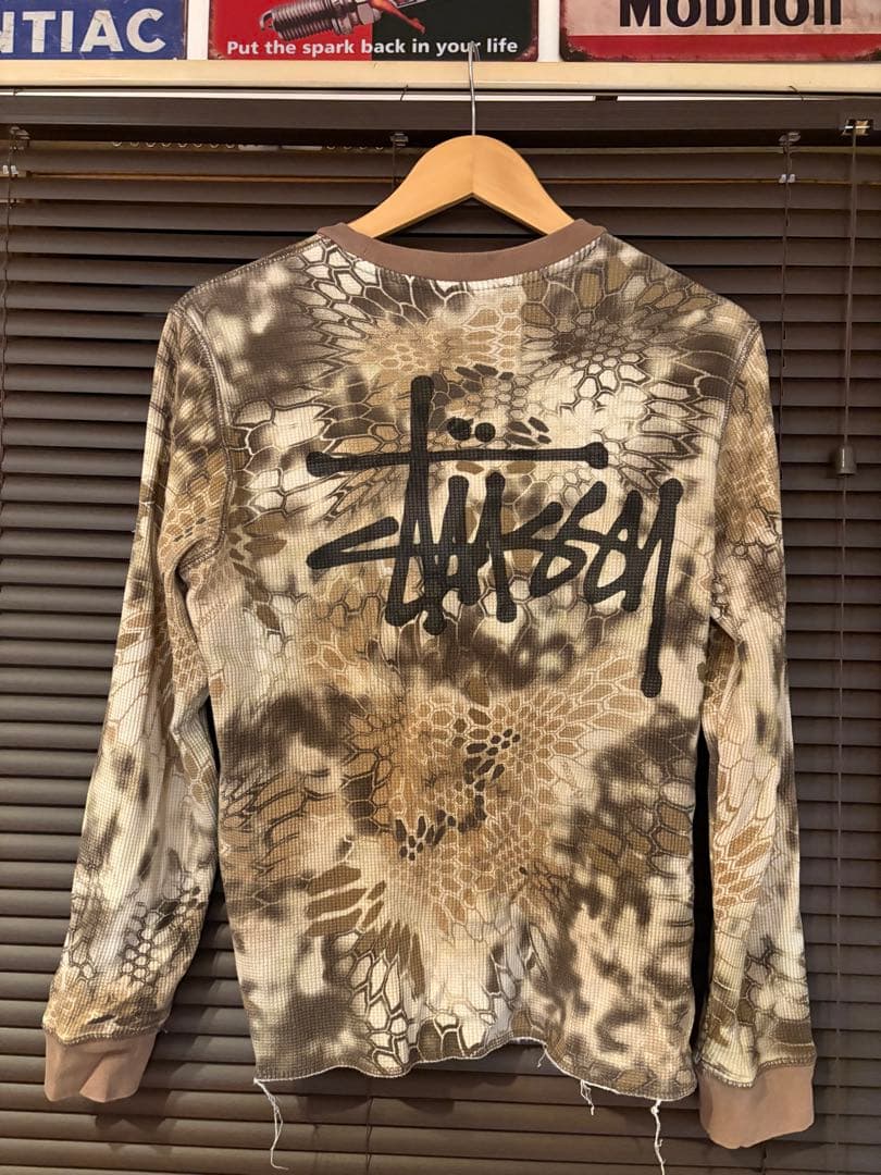 イ*ル様 Stussy ステューシー サーマル カモ 迷彩