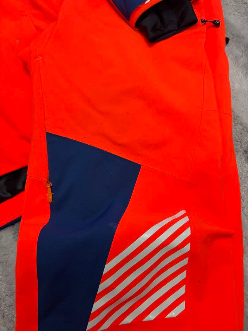 【非売品モデル】ONYONE オレンジ/ネイビー スキーウェア Oサイズ
