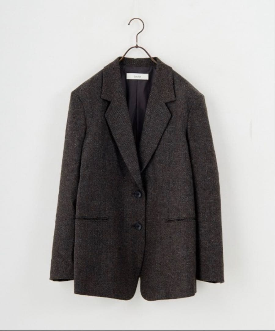 【arico様】anuke ヘリンボーンウールジャケット 36