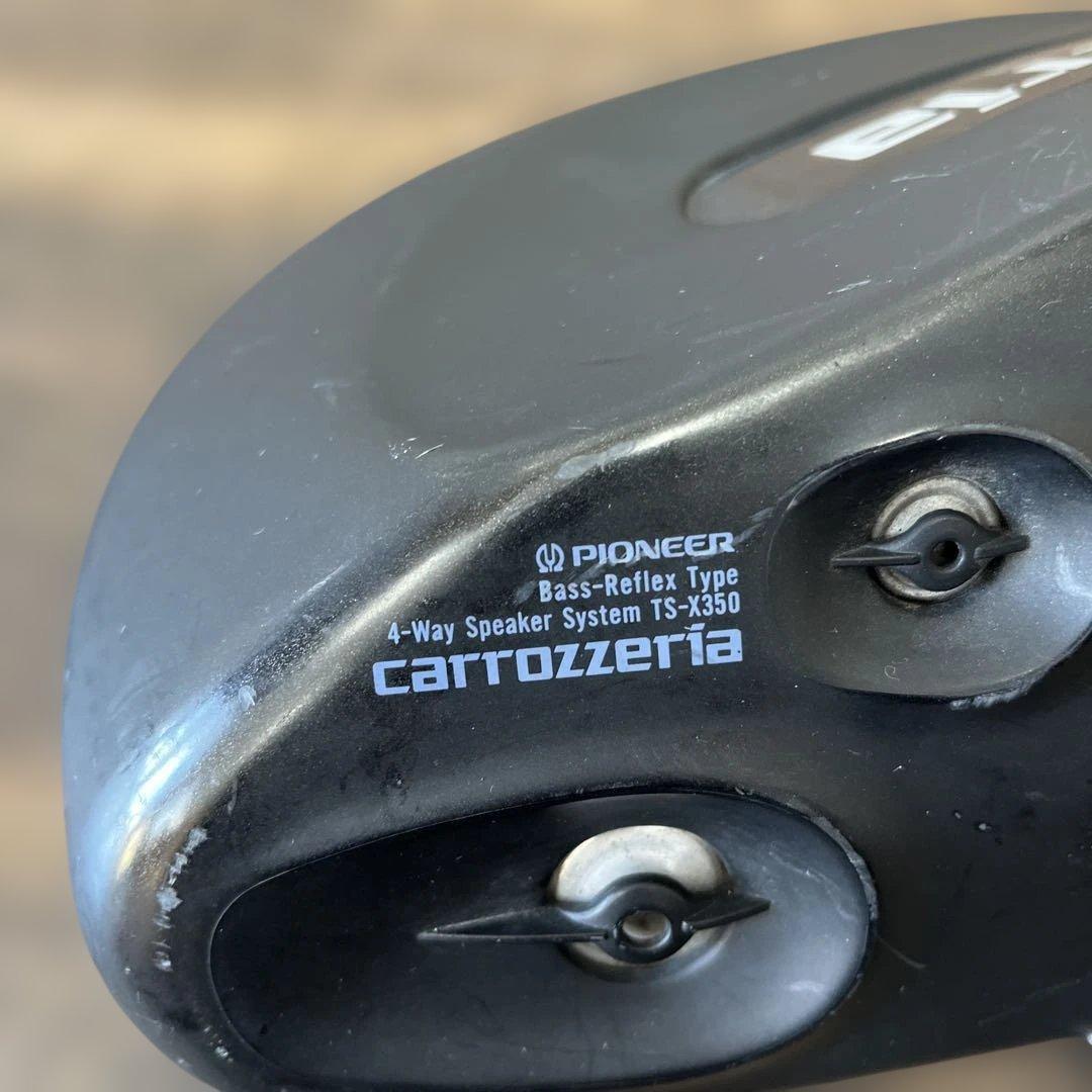 carrozzeria TS-X350 バスレフ型スピーカー 使用感あり