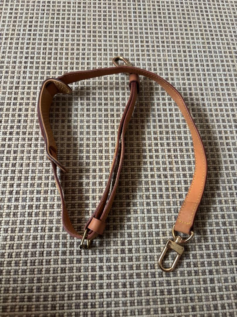 値下げ LOUIS VUITTON leather double strap