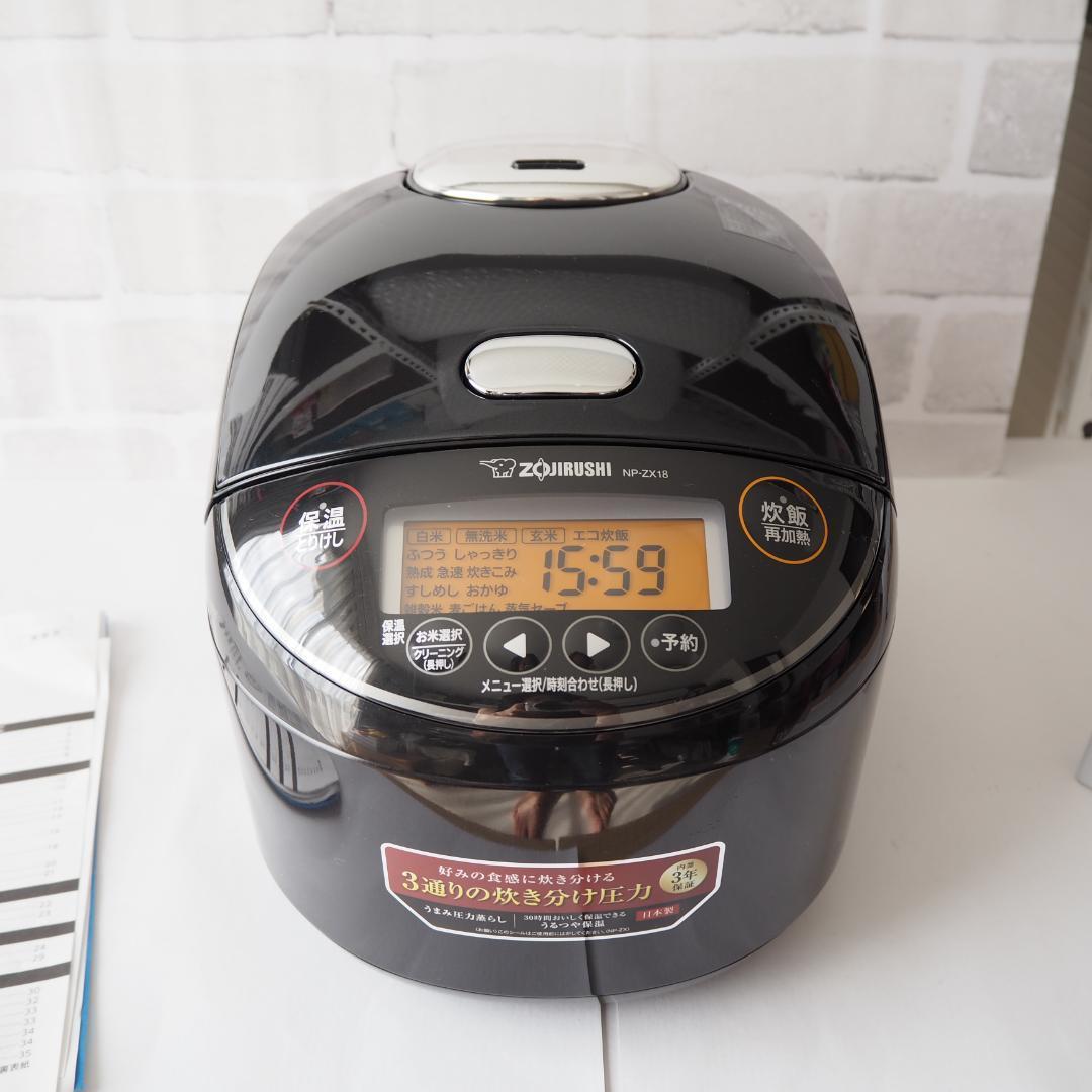 ⭐️新品未使用⭐️象印　１升炊き　炊飯器ジャー　圧力ＩＨ　新米　NP-ZX18