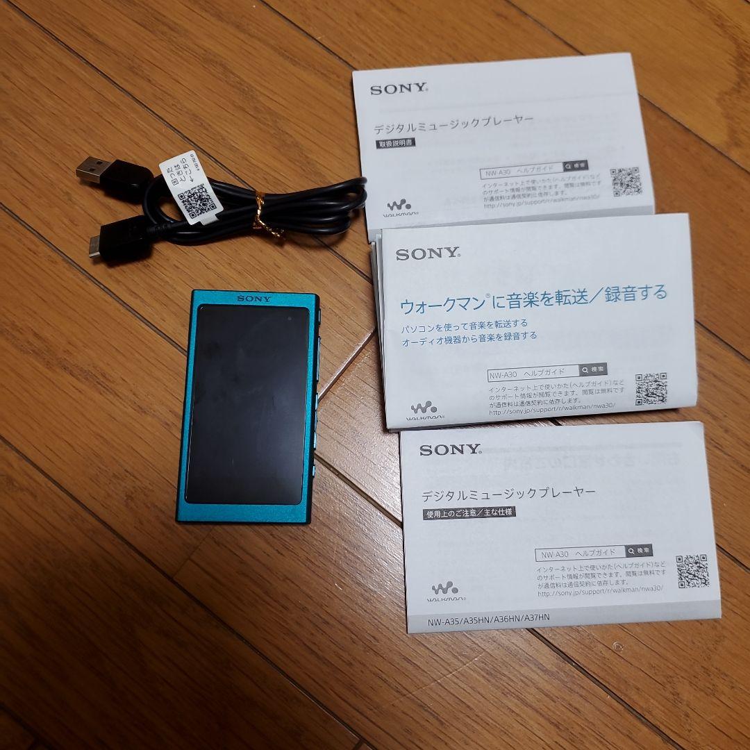 ★希少 SONY NW-A35 16GB 高音質 ハイレゾ ウォークマン 青