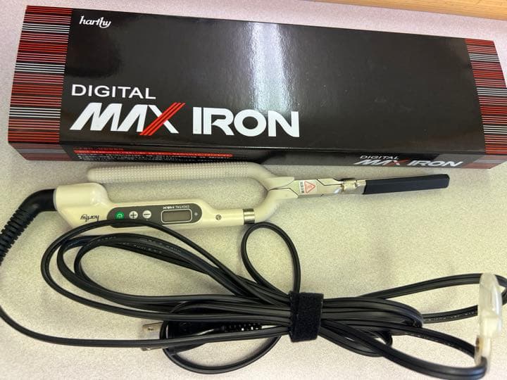 アッタス様　　　デジタルMAXムーヴアイロン 10mm 理容　美容　レンツ