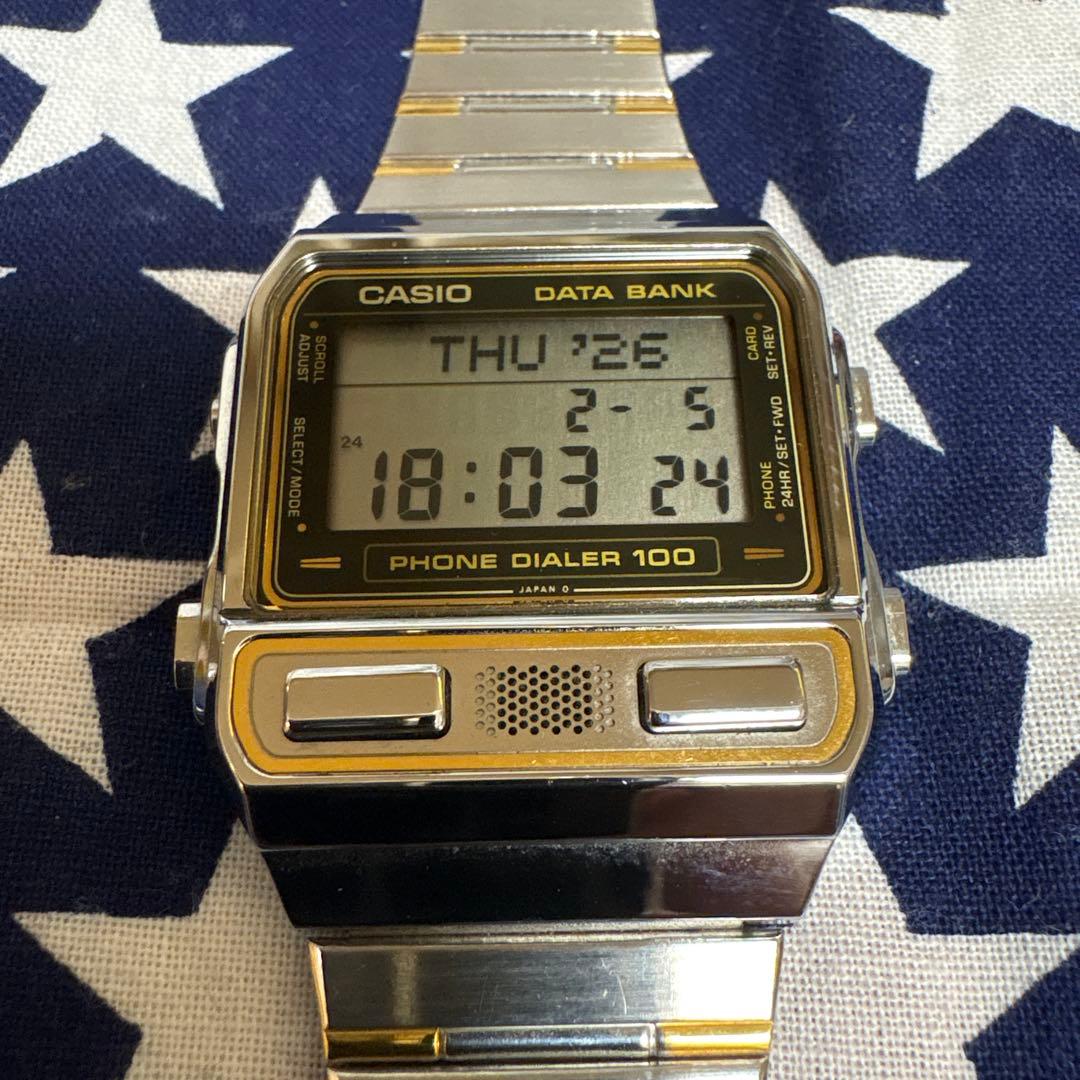 時計 CASIO DATA BANK PHONE DIALER 100