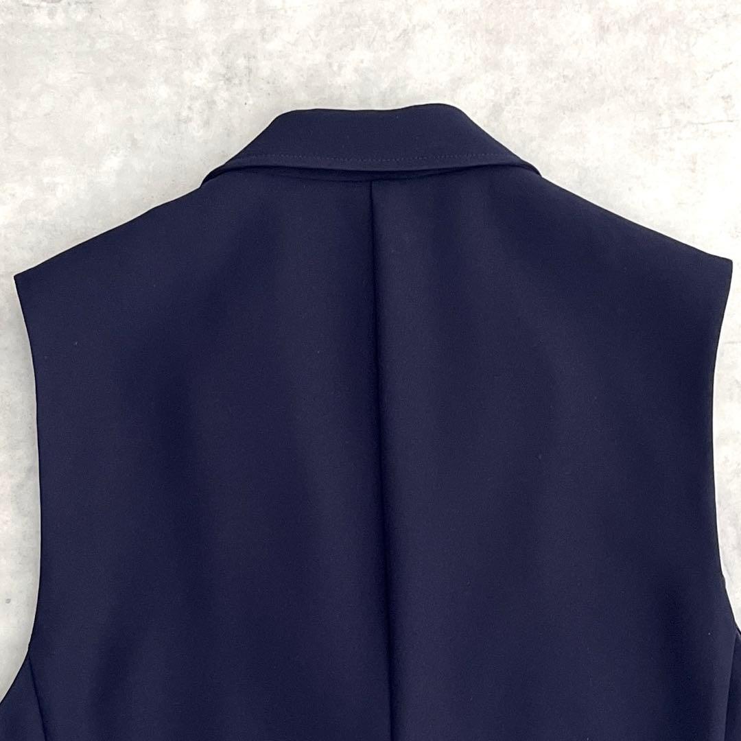 ひ*ん様 未使用 タグ付き 23区 ジレ ベスト ロング丈 セレモニー ネイビー