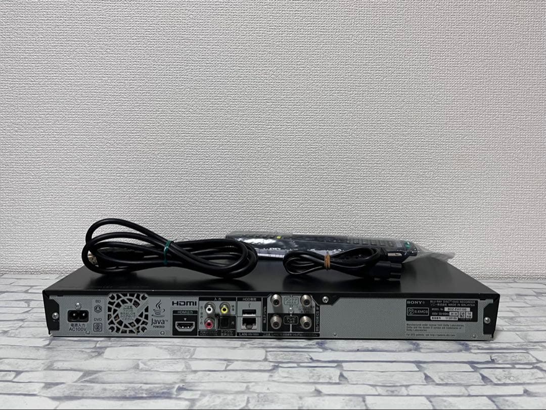 新品リモコン　1TB 2番組録画　ソニー　BDレコーダー BDZ-EW1100
