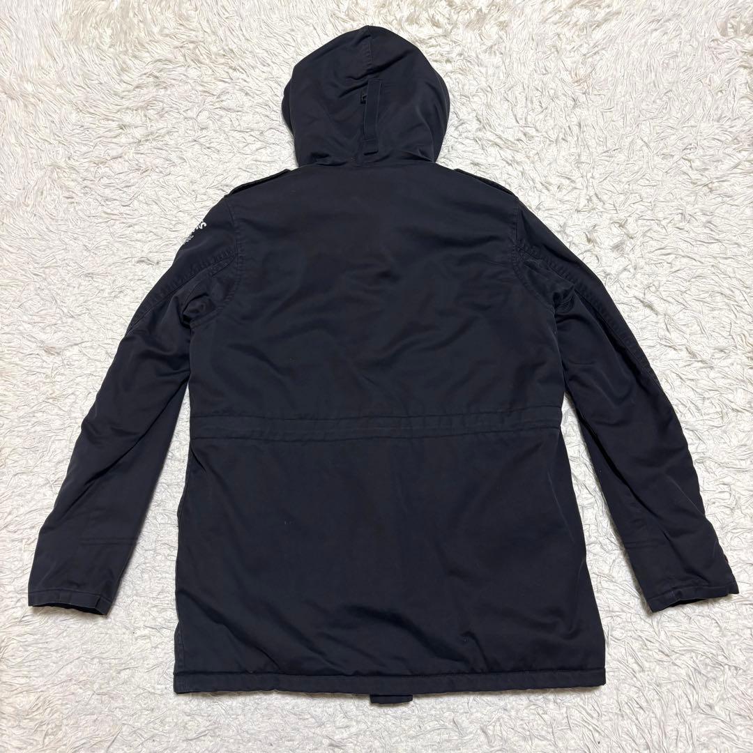 ヒステリックグラマー　モッズコート　ヒスガール　袖ロゴ　裏地ボア