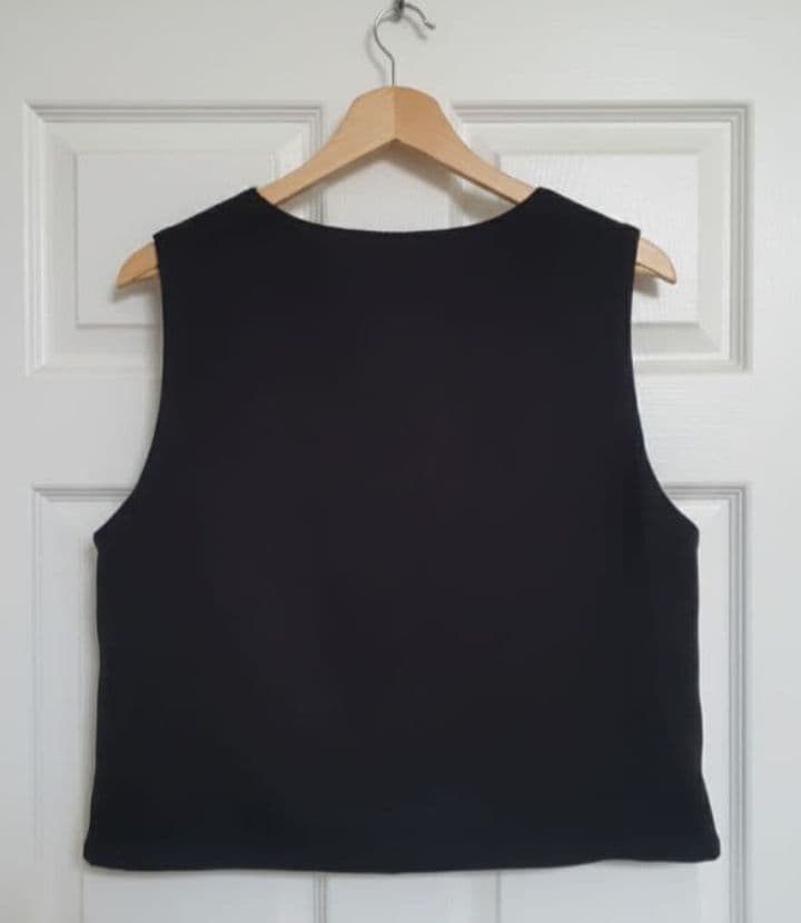 ❤ポケット付き❤dopタンバリン&キャットボアベスト【black✕black】