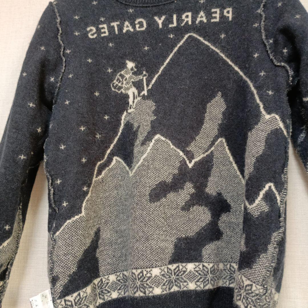 4サイズ　PEARLY GATES 日本製　ウールセーター　ニット　山登り