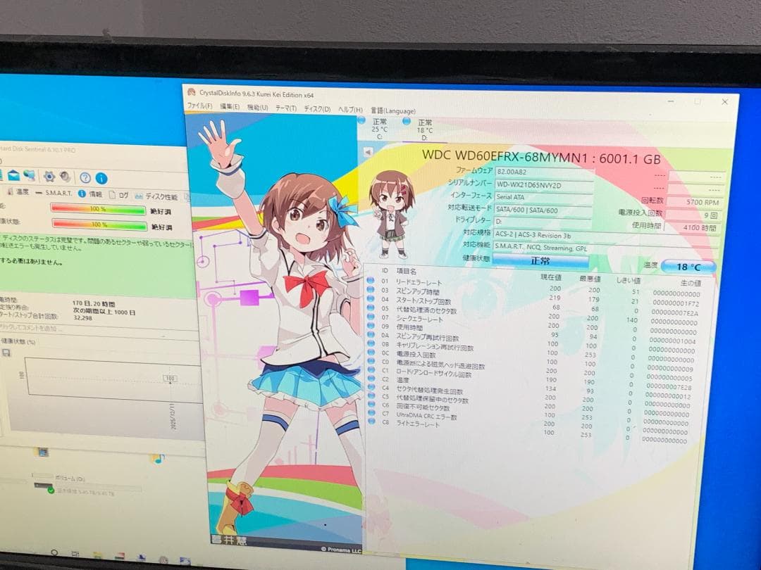 内蔵型ハードディスクドライブ M9408 Western Digital Red WD60EFRX 6TB