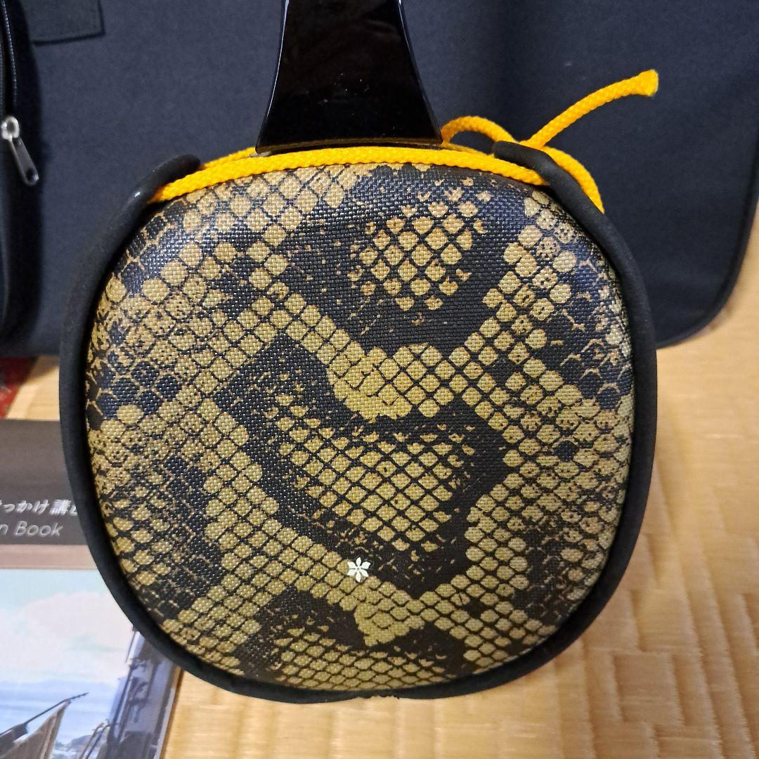 三味線セット 蛇柄装飾付き