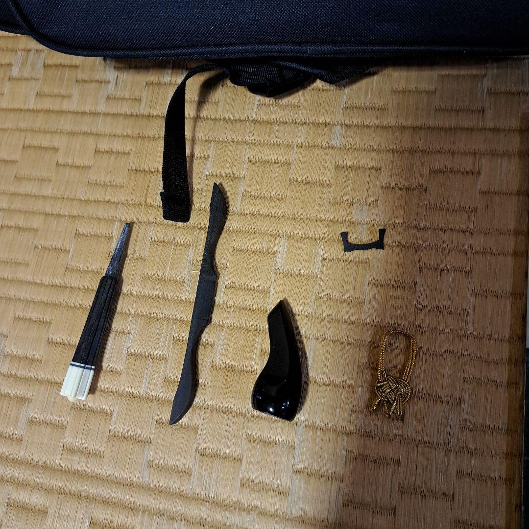 三味線セット 蛇柄装飾付き