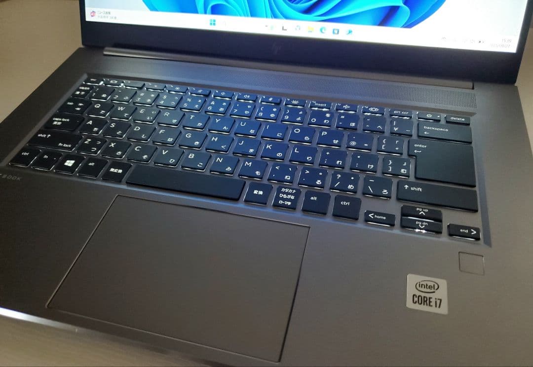 Windowsノート本体 HP Zbook Corei7 10750H Quadro T1000 16GB