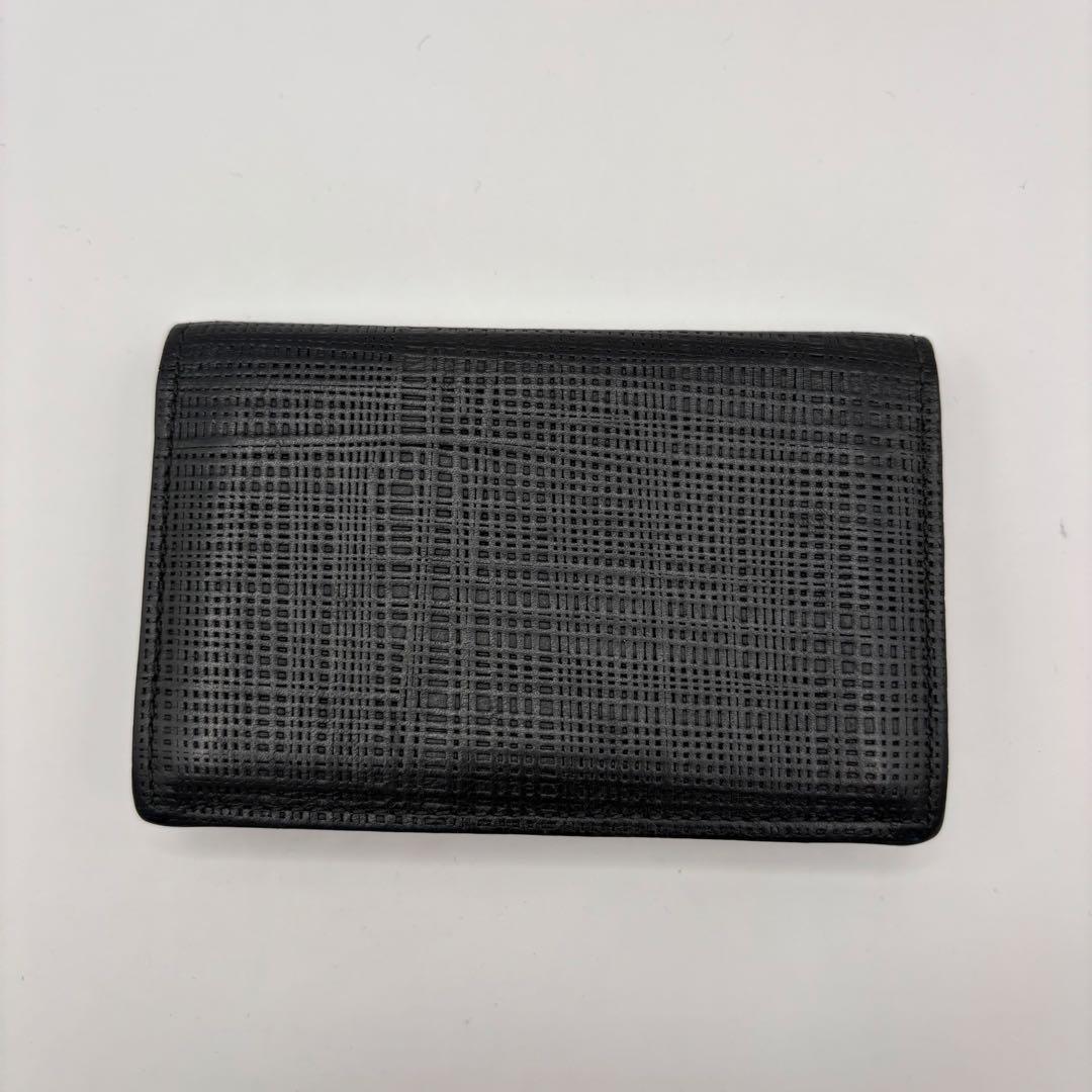 LOEWE カードケース　名刺入れ　ブラック　リネン　アナグラム　名刺ホルダー