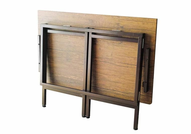 3*6様 幅100cm 折りたたみデスク FLAP 完成品 Brown Pine