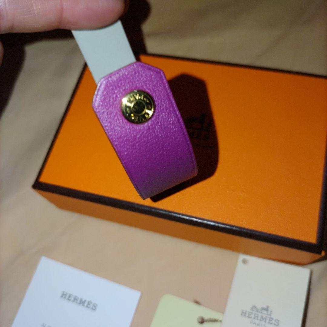 【 新品】エルメス プティアッシュ レザーバングル