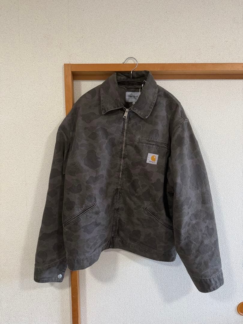 ジャケット・アウター Carhartt WIP DUCK DETROIT JACKET BLACK S