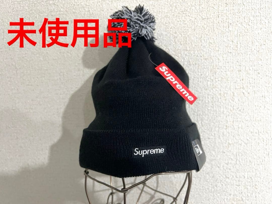 n*n様 【破格】supreme×ニューエラ BOXロゴ ニット帽 未使用品　即