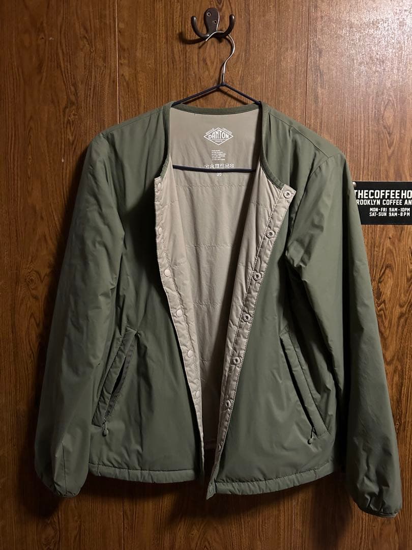 DANTON カーキ　インサレーション　ジャケット