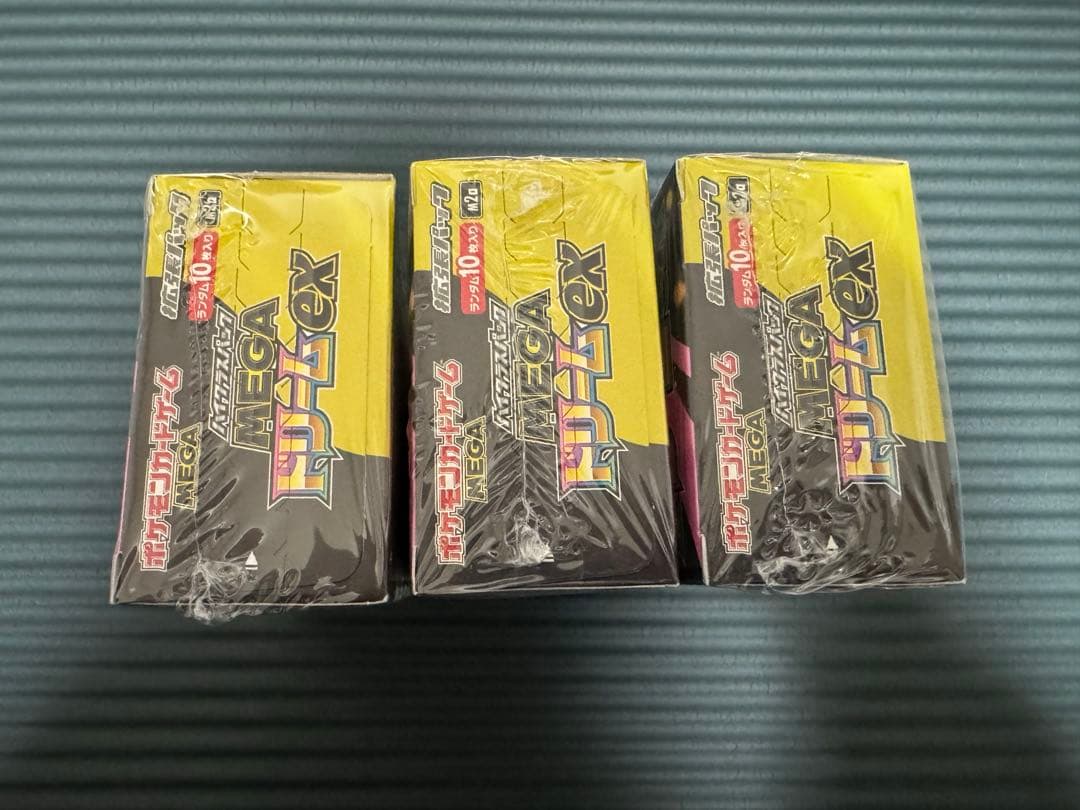ポケモンカードゲーム　MEGAドリームex(シュリンク付き)3BOX
